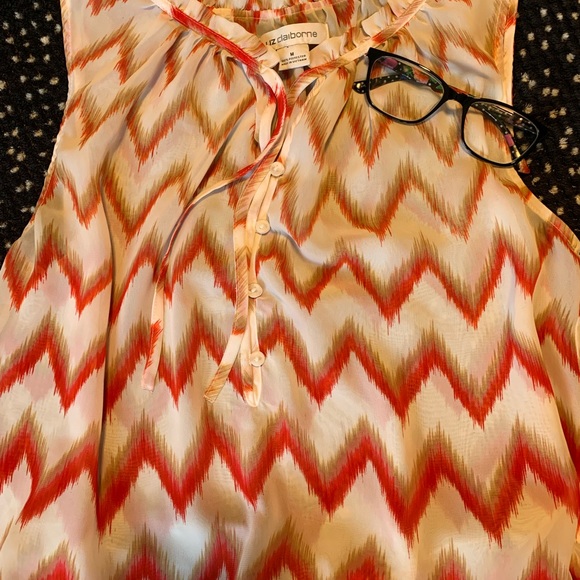 Liz Claiborne tank top blouse - Picture 6 of 8